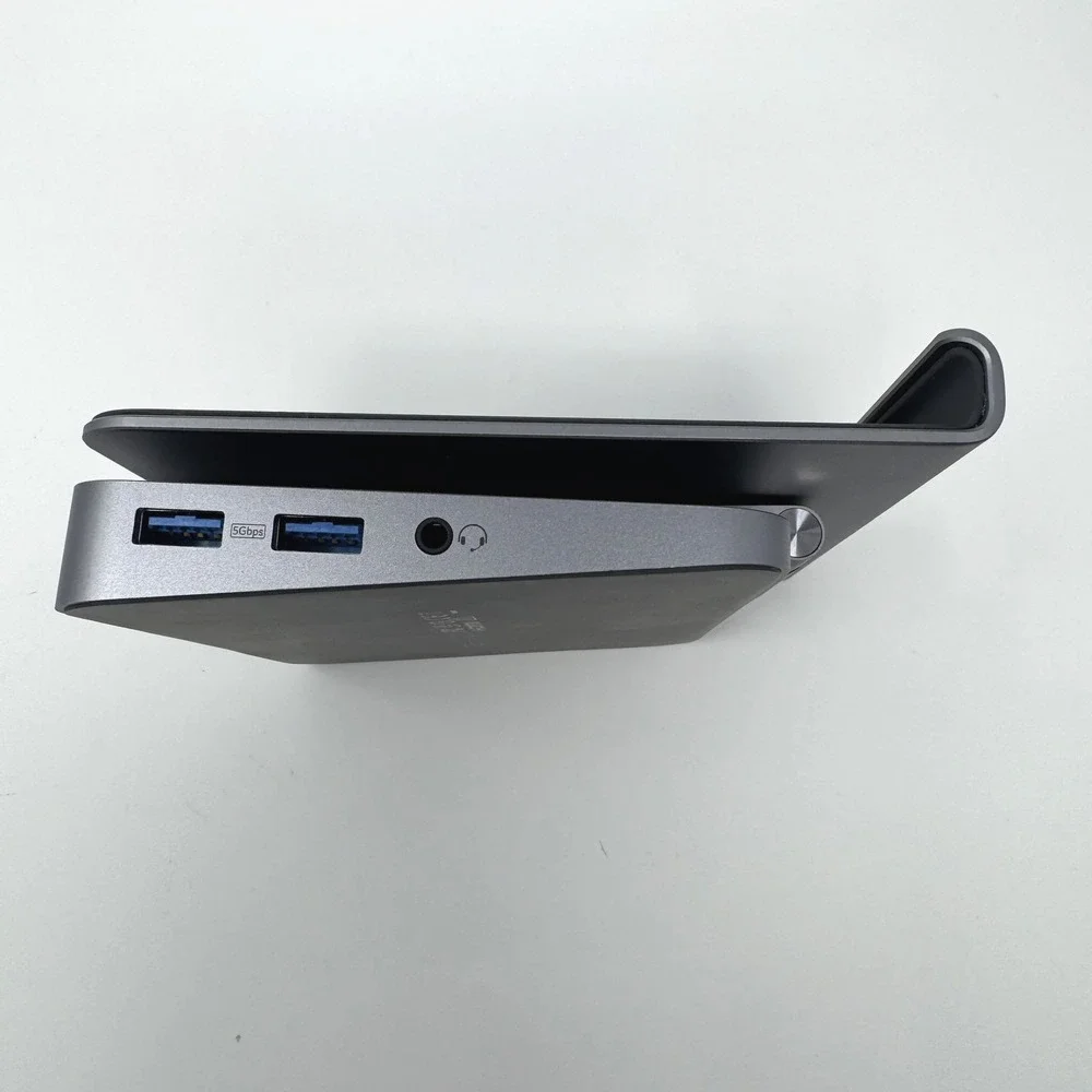 Anker 551 USB-C Hub 8-in-1 Tablet Stand HDMI SD USB 5Gbps Charger Dock Gray - Picture 3 of 13